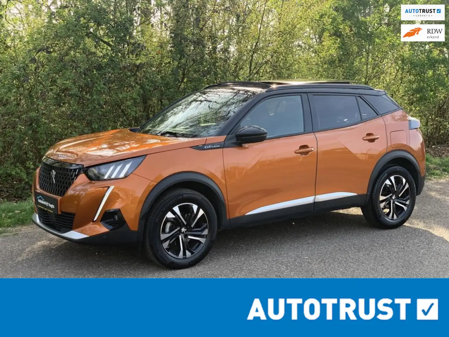 Peugeot 2008 1.2 PureTech GT-line *Pano*Adapt.Cruise*Leder*Mass Naranja - 1