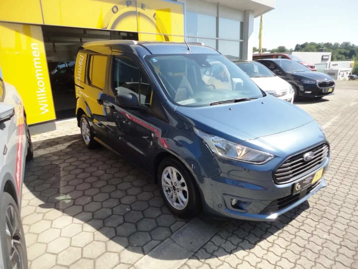 Ford Tourneo Trend 1.0 EcoBoost EU6d-T+ Bluetooth+Spurhalteassi Синій - 2