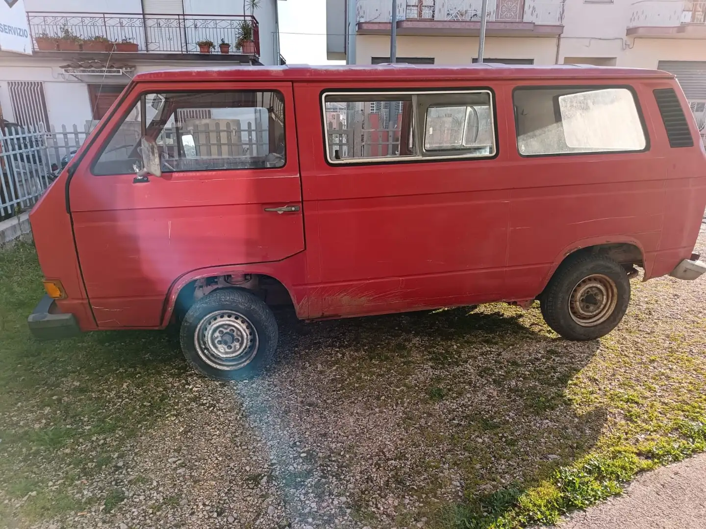 Volkswagen T3 Multivan Roşu - 1