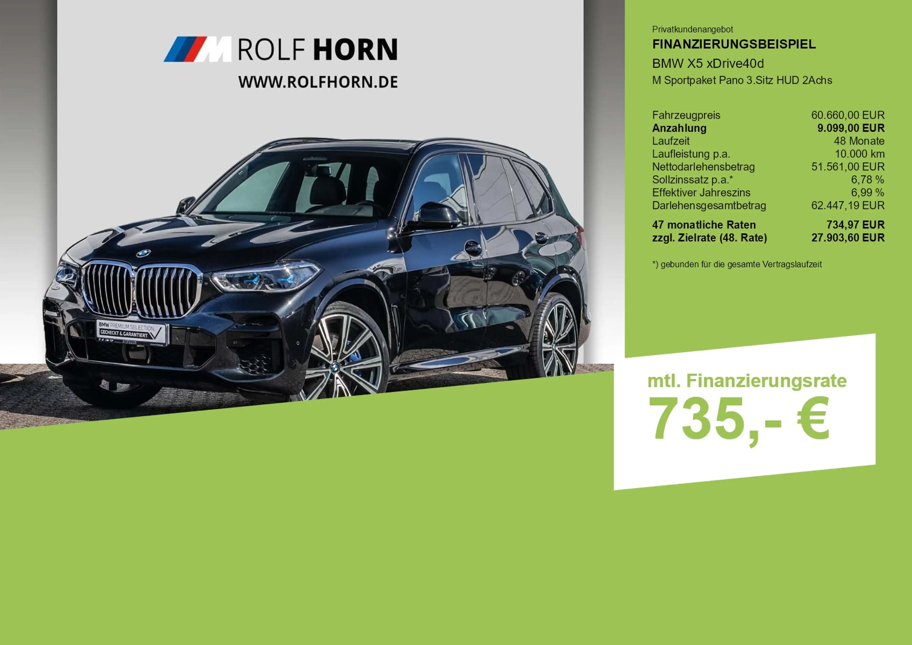 BMW X5 xDrive40d M Sportpaket Pano 3.Sitz HUD 2Achs — photo 3