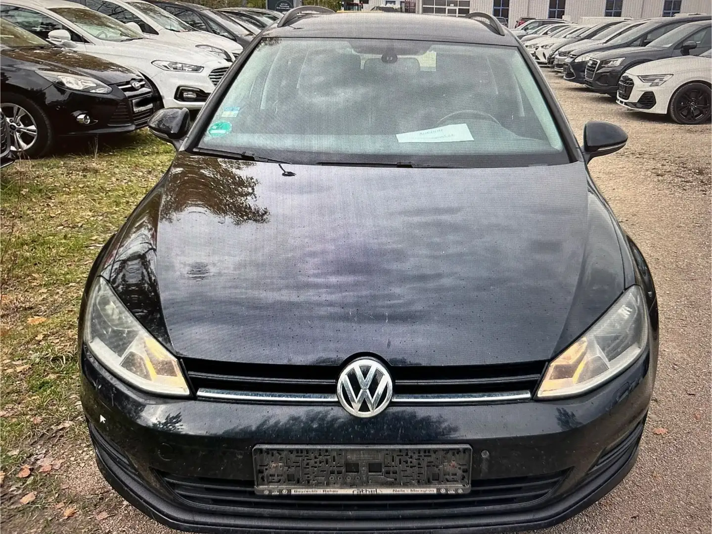 Volkswagen Golf VII Variant Comfortl. 1.6 TDI|AHK|Temp|MFL Schwarz - 2