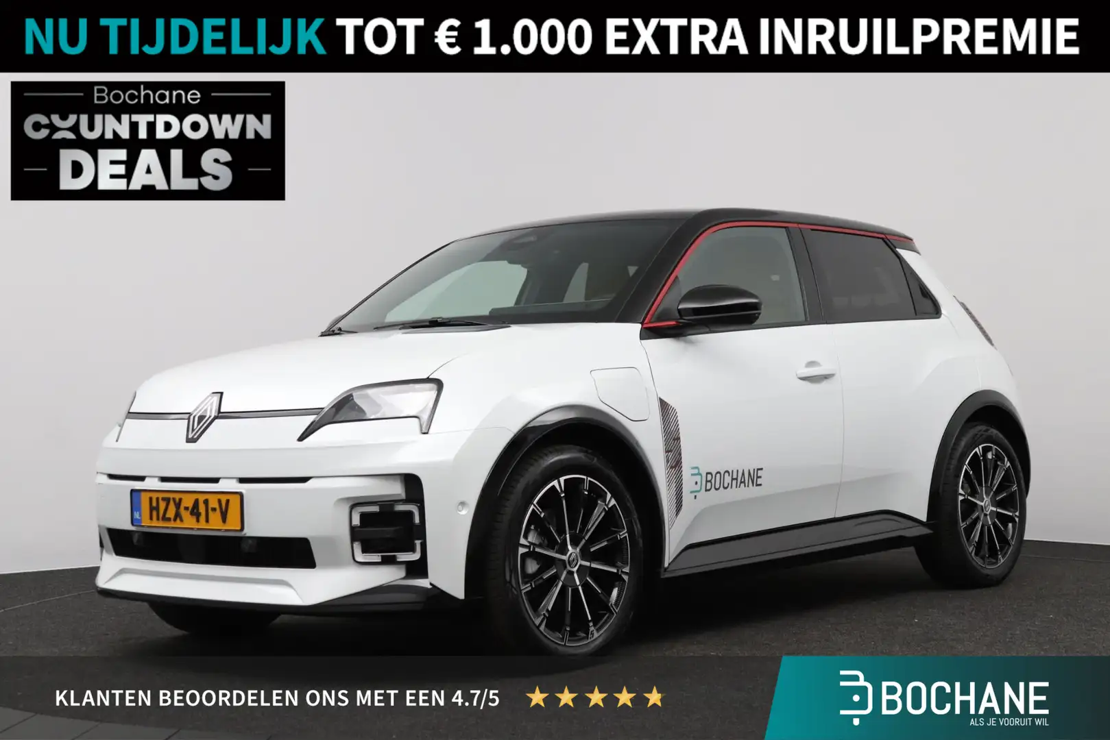 Renault R 5 E-Tech Electric Iconic Cinq 120pk 40 kWh Urban Ran Blanc - 1