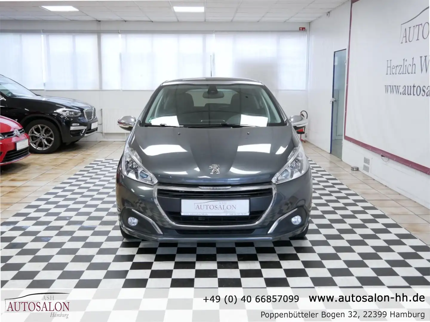 Peugeot 208 Style*2Vorb Rentner*Serviceg.*Pano*Navi*Sitzhei.*P Grau - 2