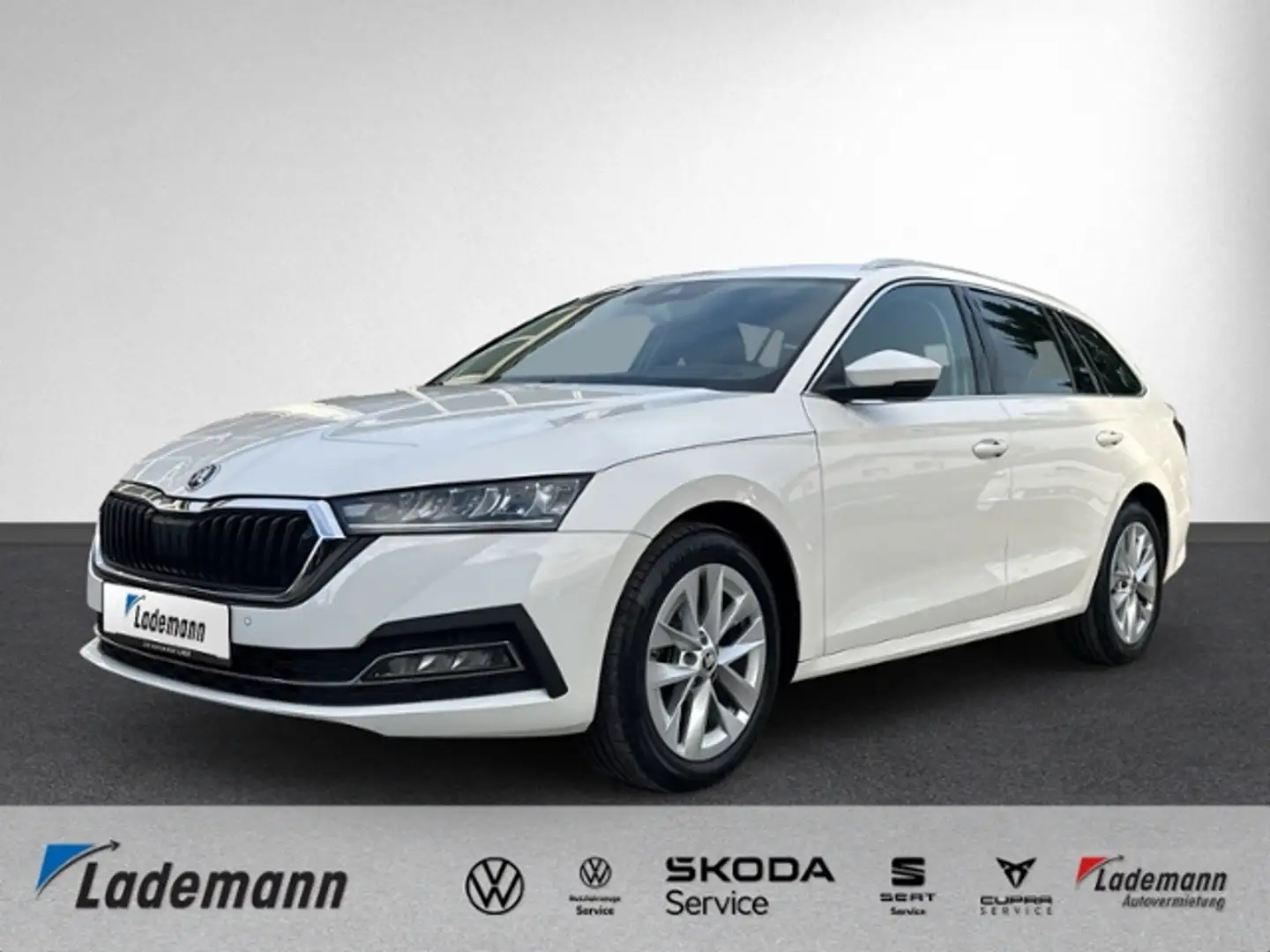 Skoda Octavia Combi 2.0 TDI DSG STYLE STDHZ+AHK+NAVI.+ Weiß - 1