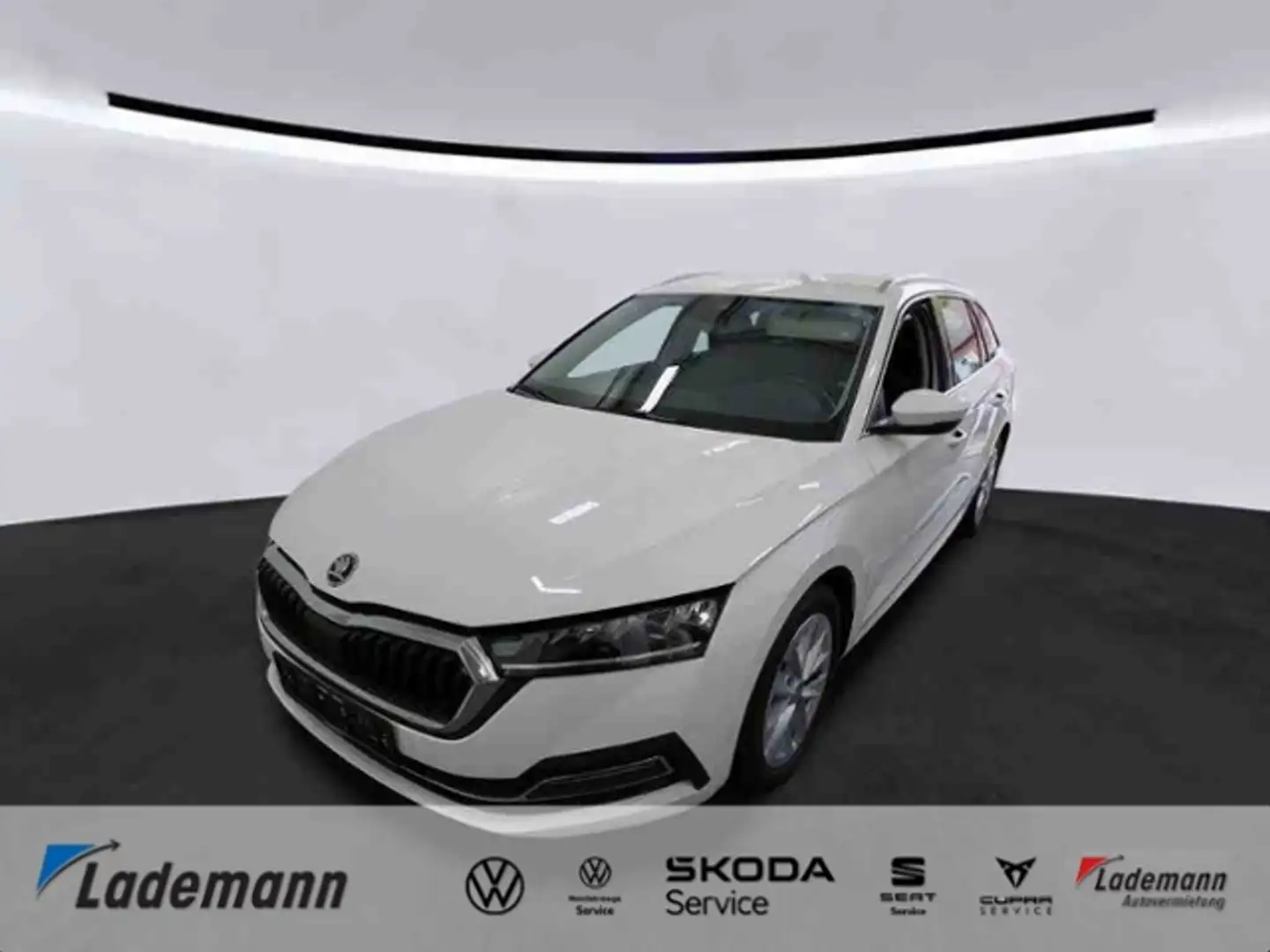 Skoda Octavia Combi 2.0 TDI DSG STYLE STDHZ+AHK+NAVI.+ Weiß - 1