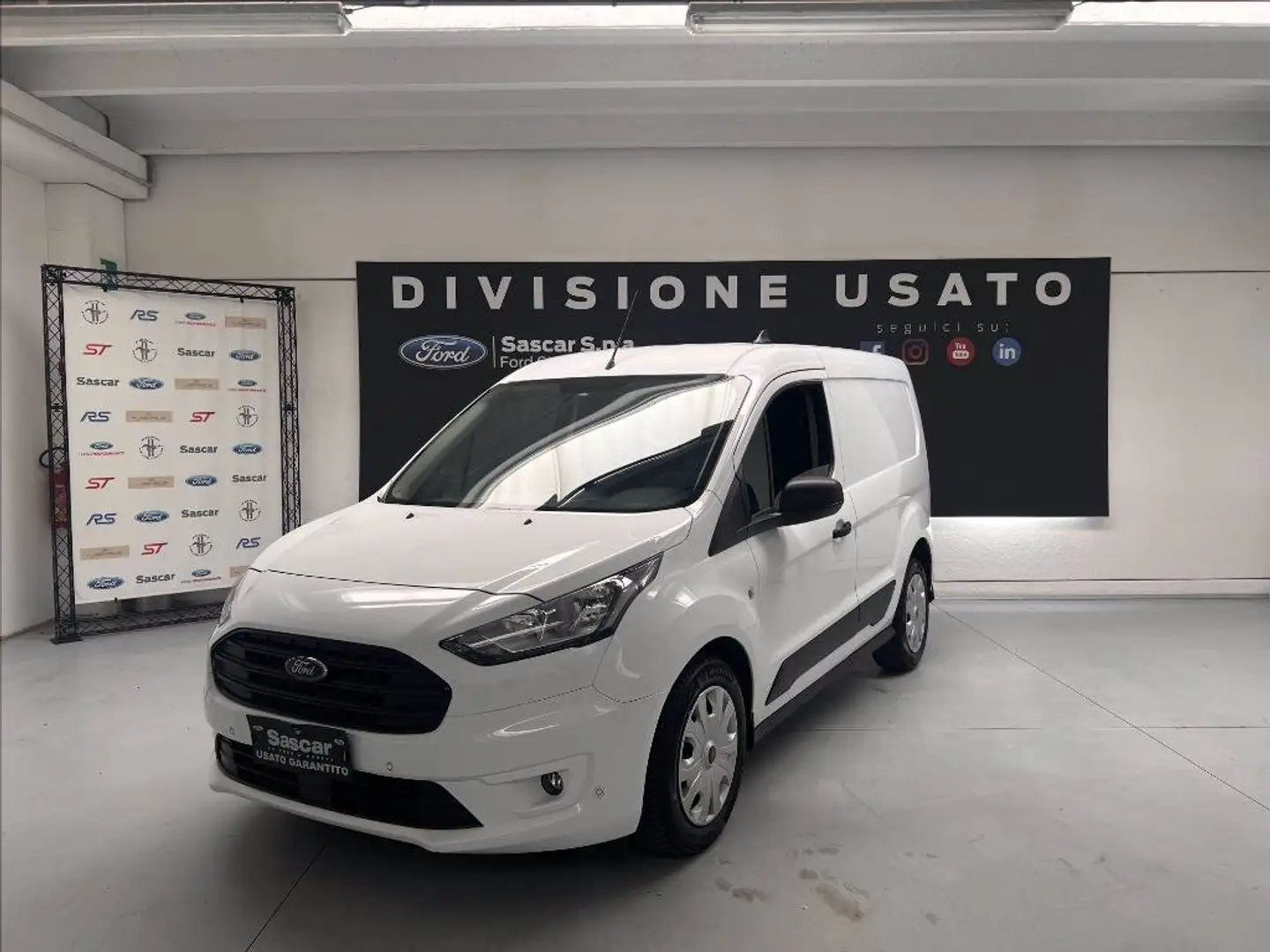 Ford Transit Connect 210 1.0 ecob. 100cv Entry S&S L2H1 E6.2 Bianco - 1