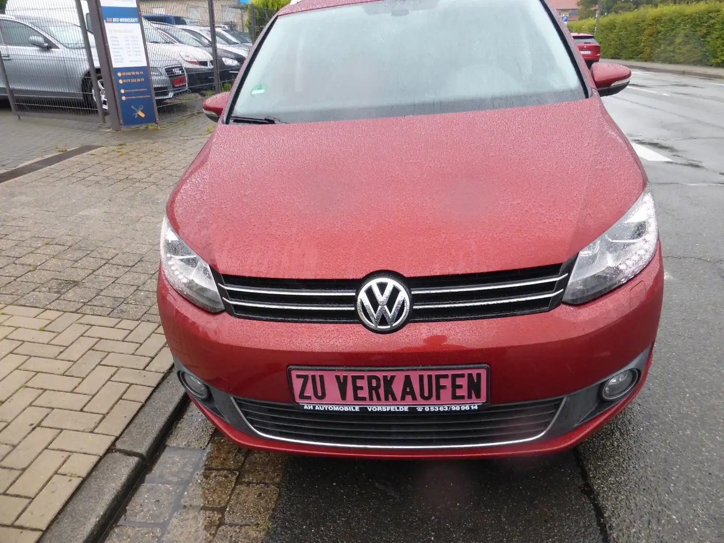 Volkswagen Touran Highline BMT 2.0L TDI,Klimaautomatic,AHK Rot - 2