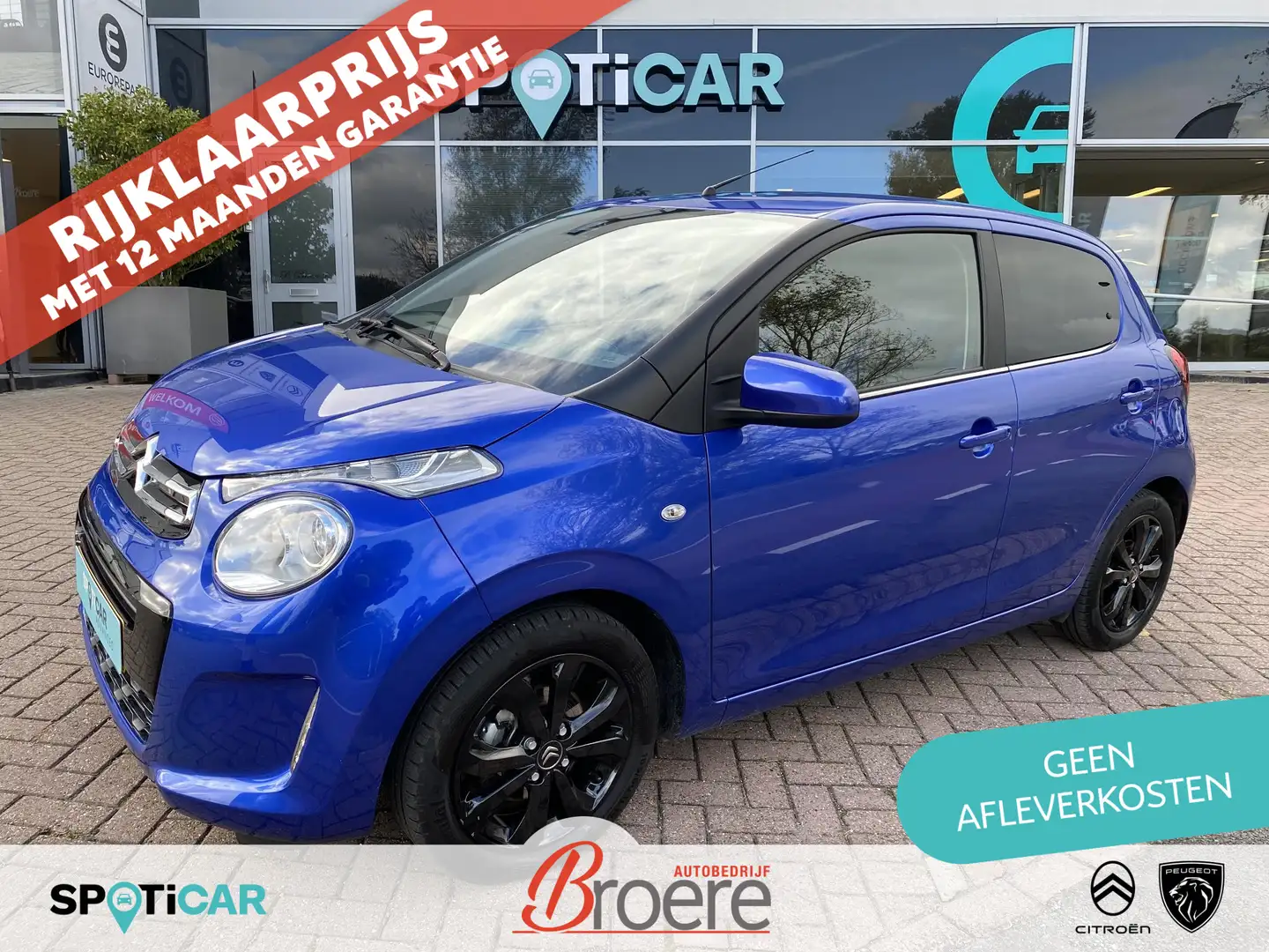 Citroen C1 1.0 VTi 72 pk Shine Bleu - 1
