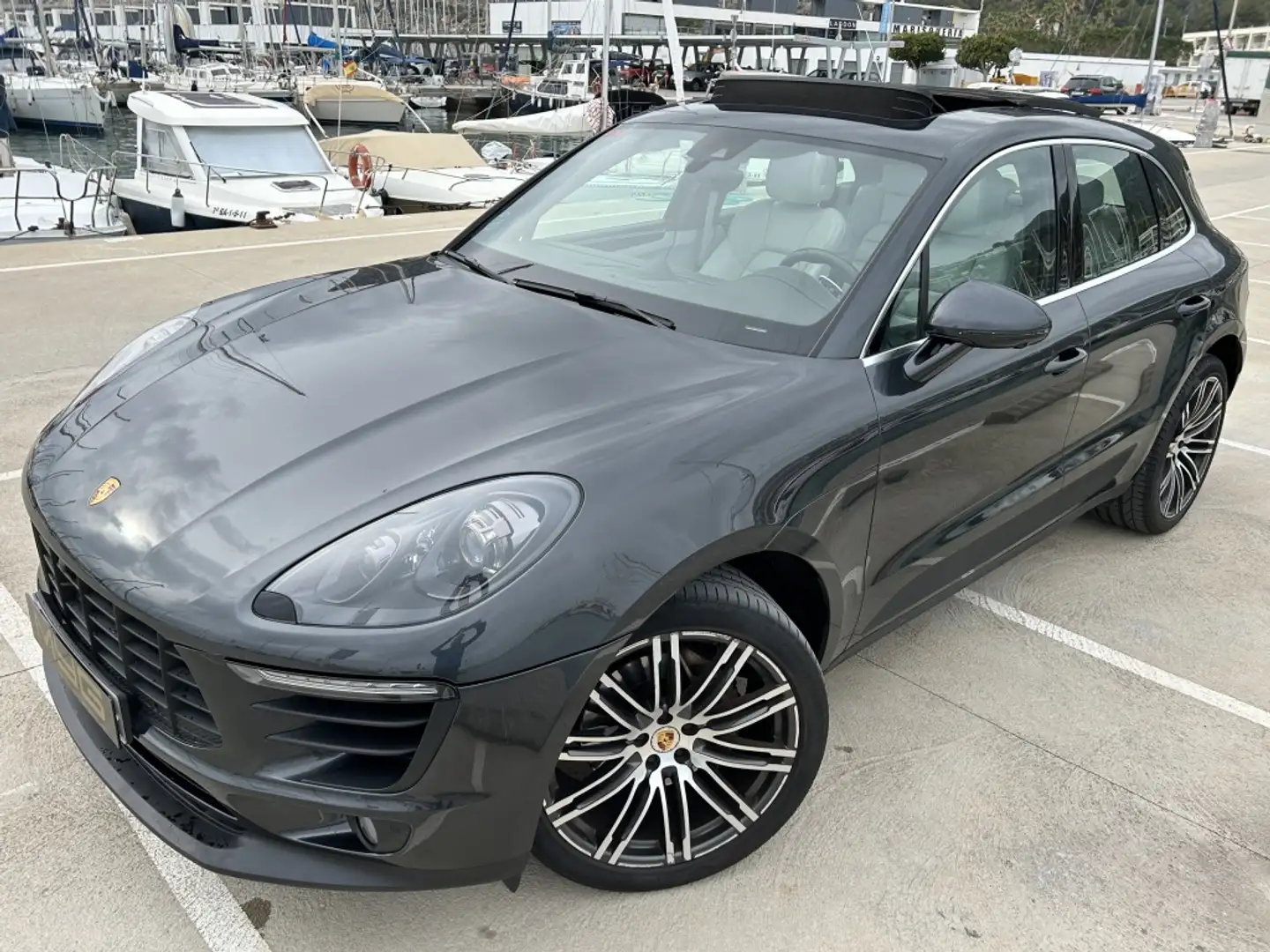 Porsche Macan S Aut. Gris - 1