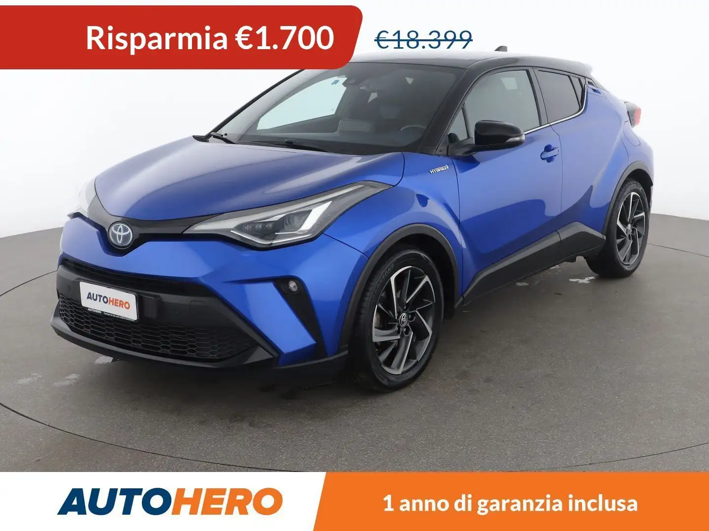Toyota C-HR 2.0 Hybrid Style E-CVT FHEV Blu/Azzurro - 1