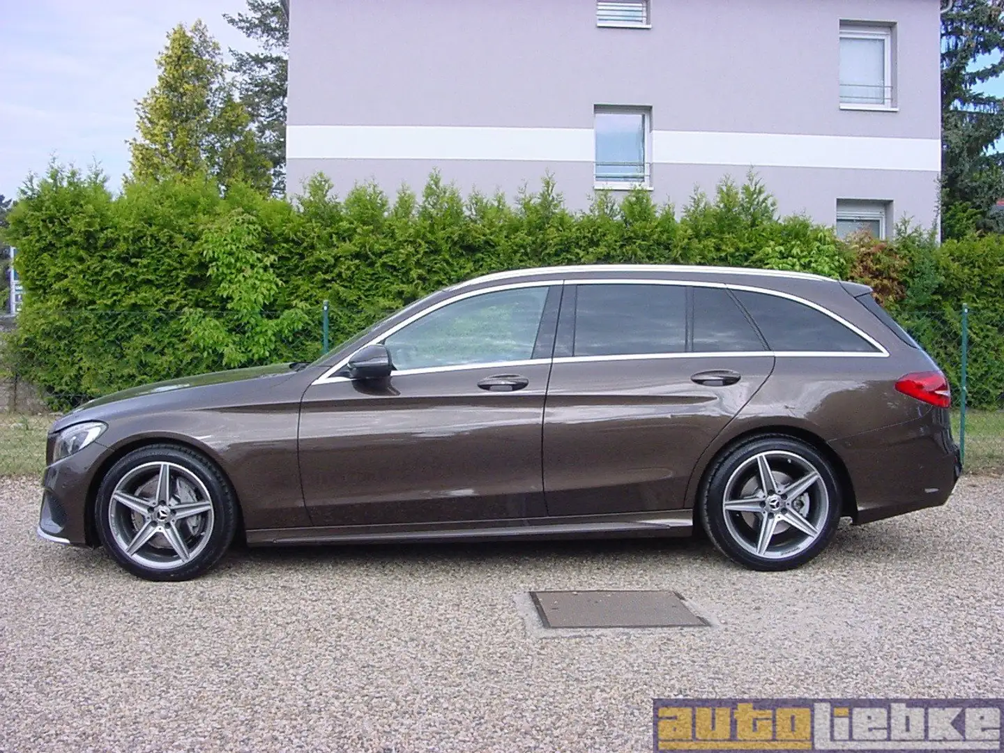 Mercedes-Benz C 180 T AMG LINE AUTOM,LED,NAVI,SHZ,eHK,PTS,GRA,BT Brown - 2