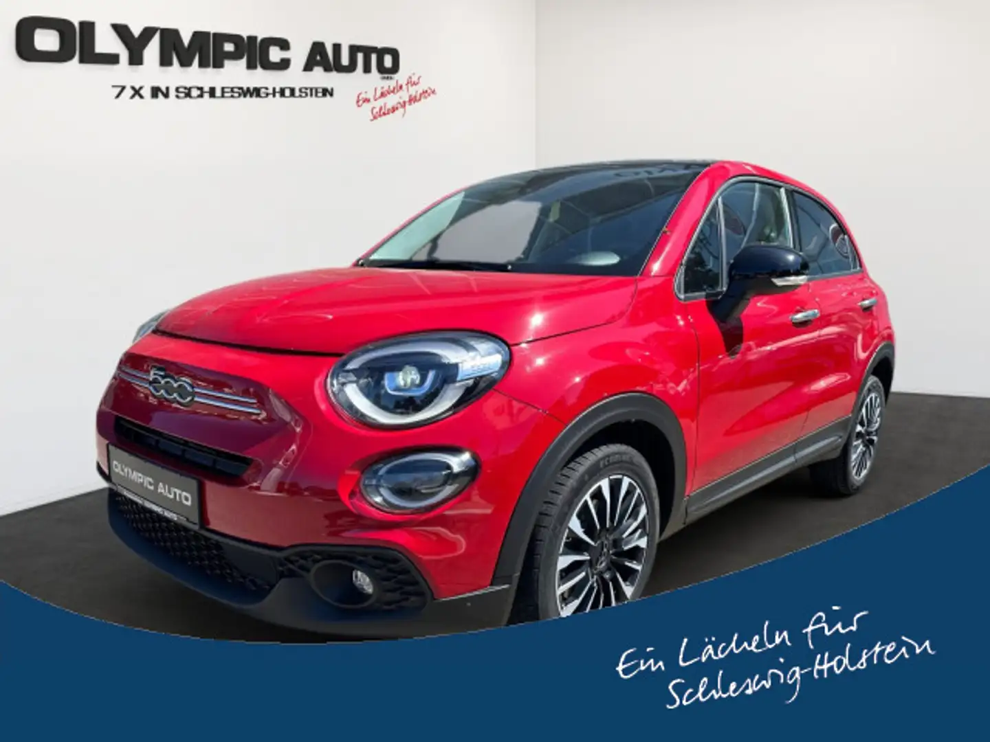 Fiat 500X Dolcevita HYBRID 1. Hand Faltdach Kamera Al Rot - 1