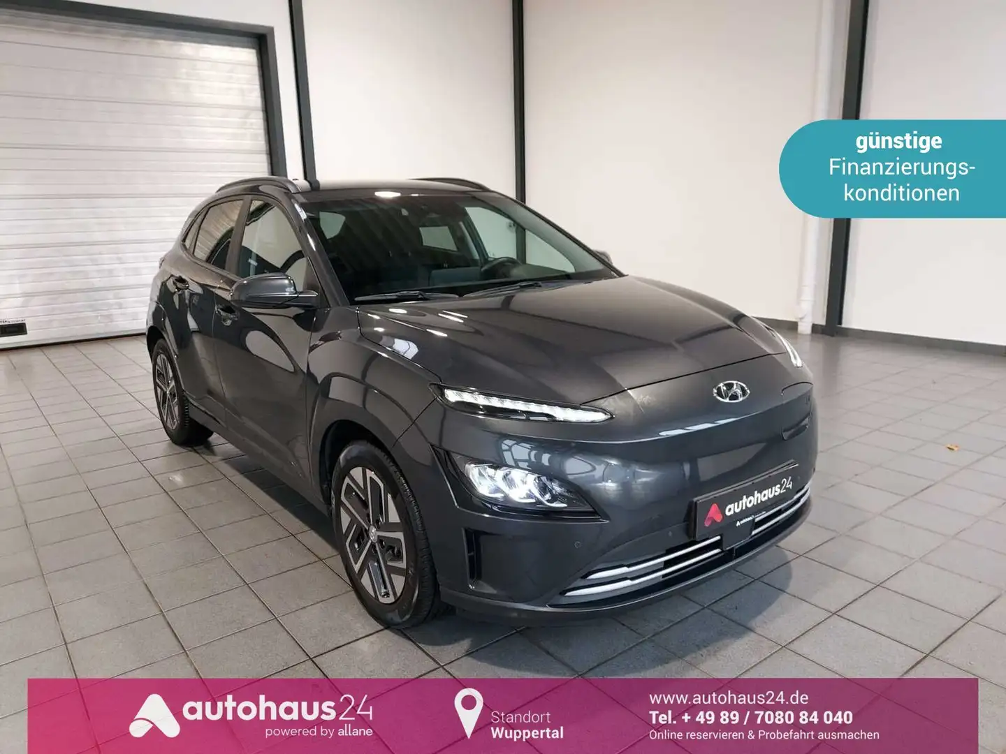 Hyundai Kona Elektro 39,2 kWh|Navi|Kamera|CarPlay Noir - 1