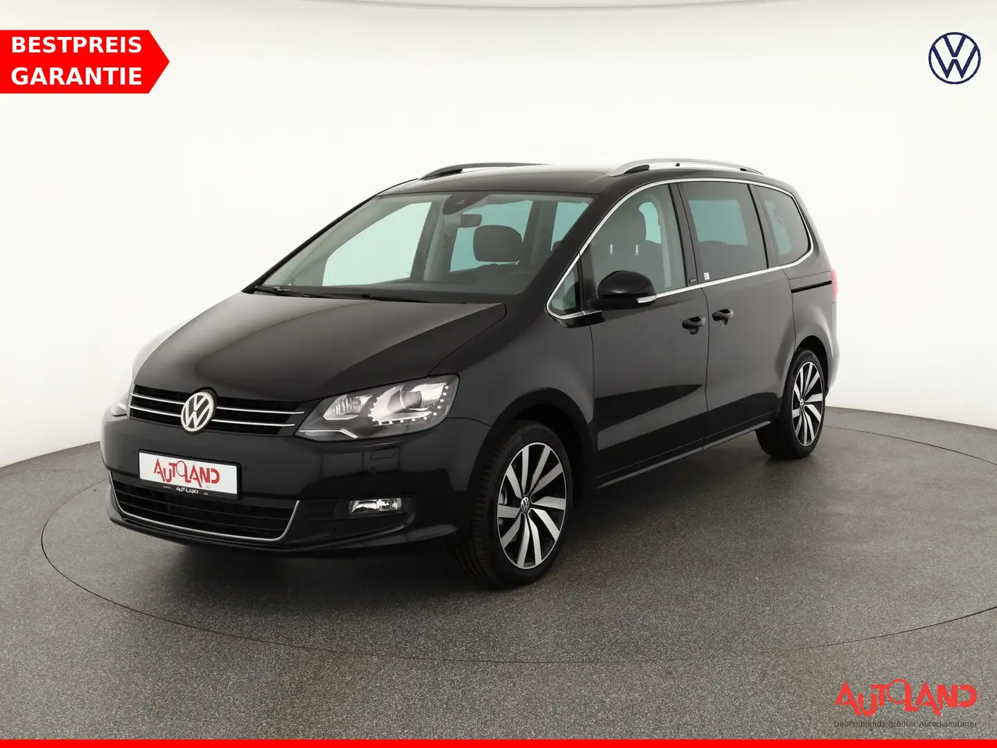 Volkswagen Sharan 1.4 TSI Allstar Bi-Xenon 7-Sitzer ACC AHK Schwarz - 1
