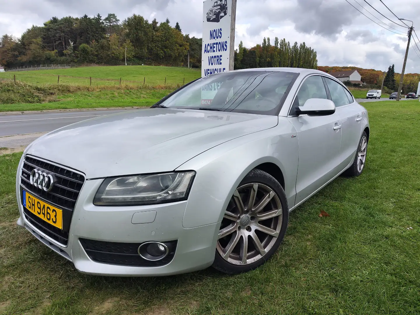Audi A5 A5 3.0 TDi V6 Quattro S line DPF S tronic Gris - 1