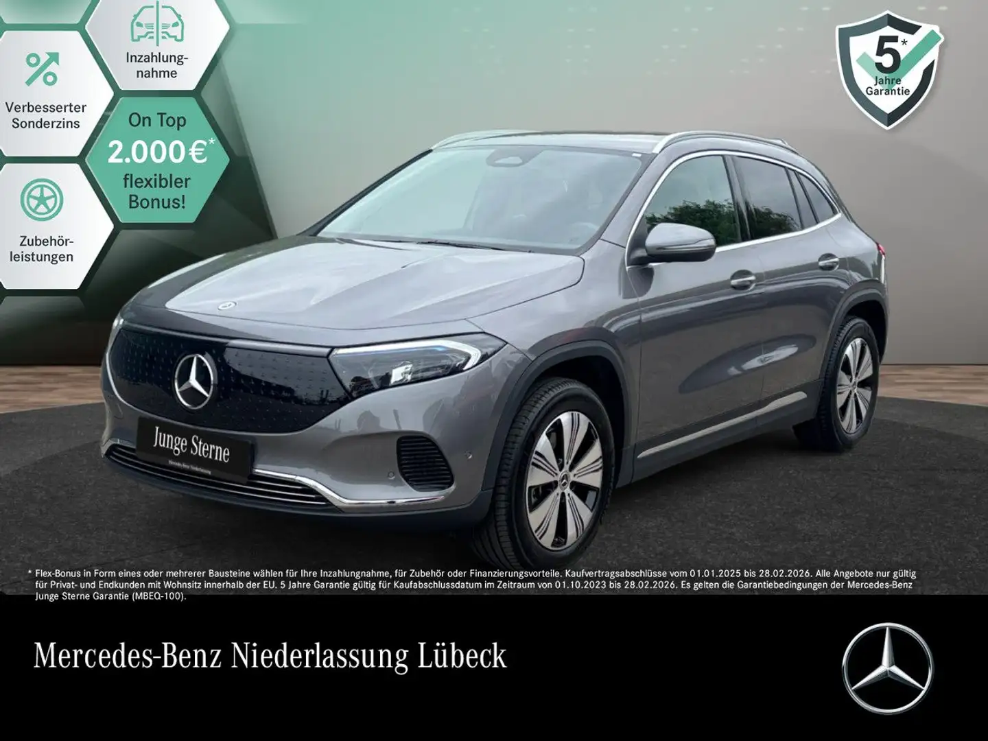 Mercedes-Benz EQA 300 4M PROG+ADVANCED+KAMERA+SPUR Grau - 1