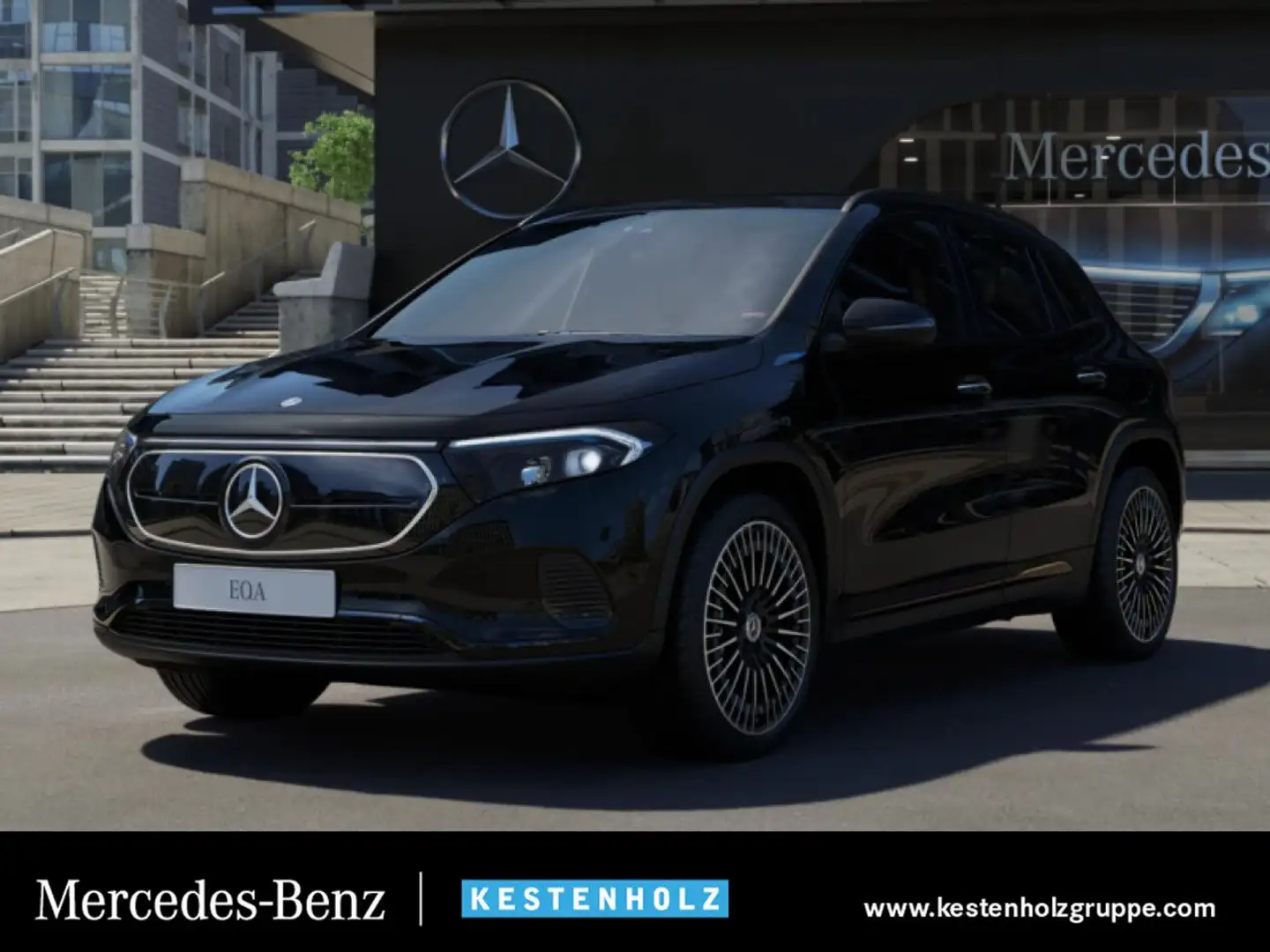 Mercedes-Benz EQA 250 Pano LED AHK Night Keyl-GO Kamera PTS Temp Schwarz - 1