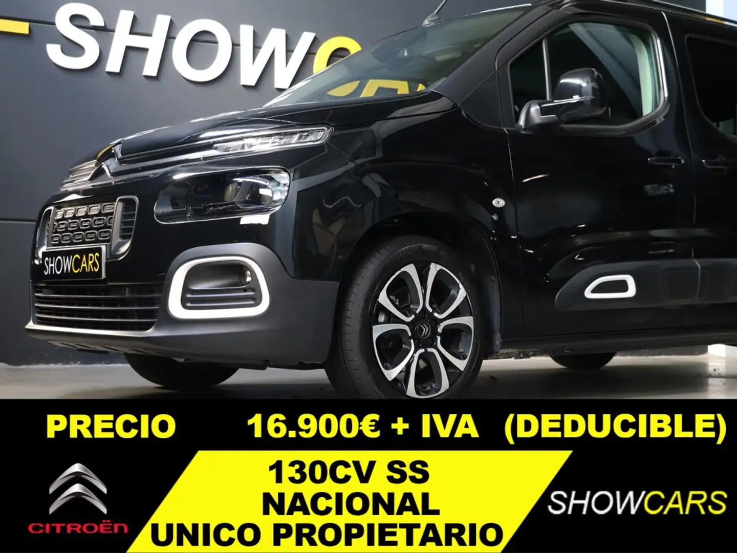 Citroen Berlingo BlueHDi S&S Talla M Shine 130 Negro - 1