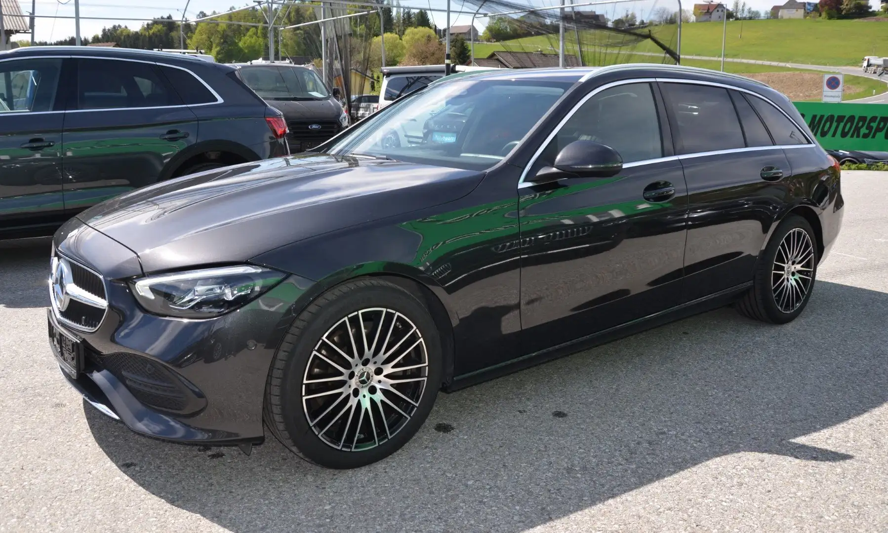 Mercedes-Benz C 220 C 220d T Aut. NIGHT-PAKET LED SOUND-SYSTEM 1.BES. Grau - 2