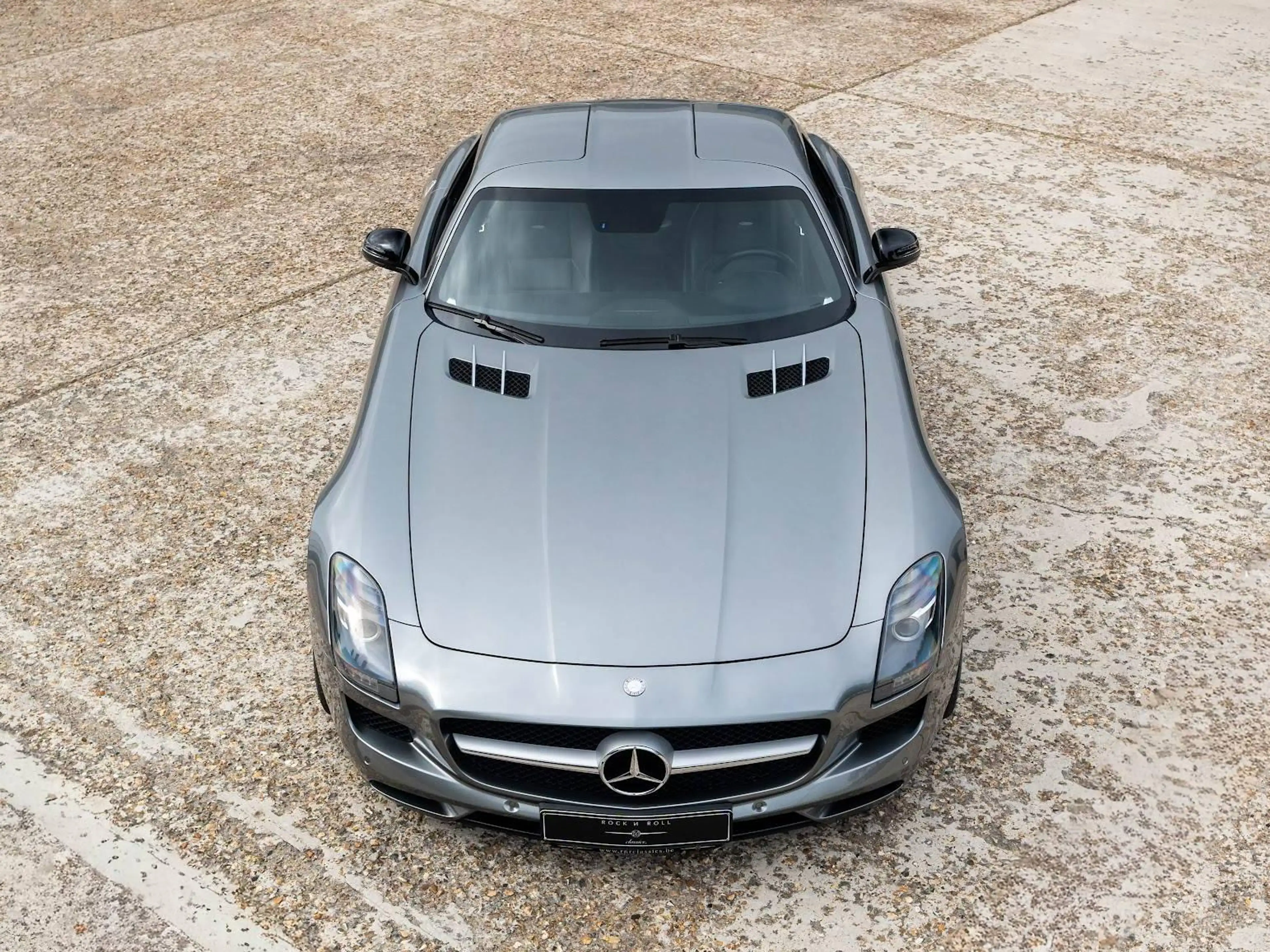 Mercedes-Benz SLS SLS AMG | Rare 756U MANUFAKTUR Himalaya Grey Metallic — photo 8