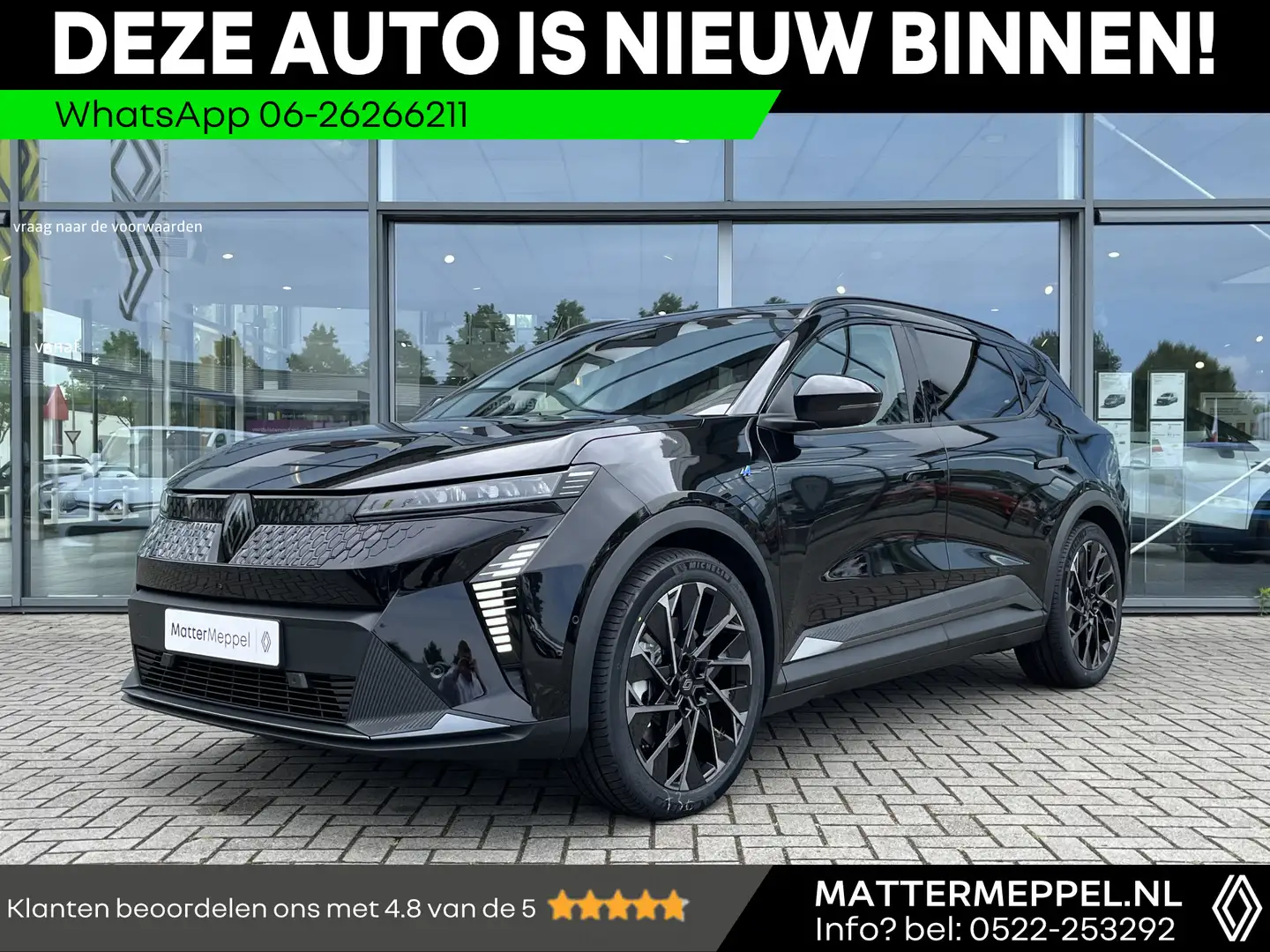 Renault Scenic E-Tech EV87 Long Range Esprit Alpine | TIJDELIJK V Czarny - 1
