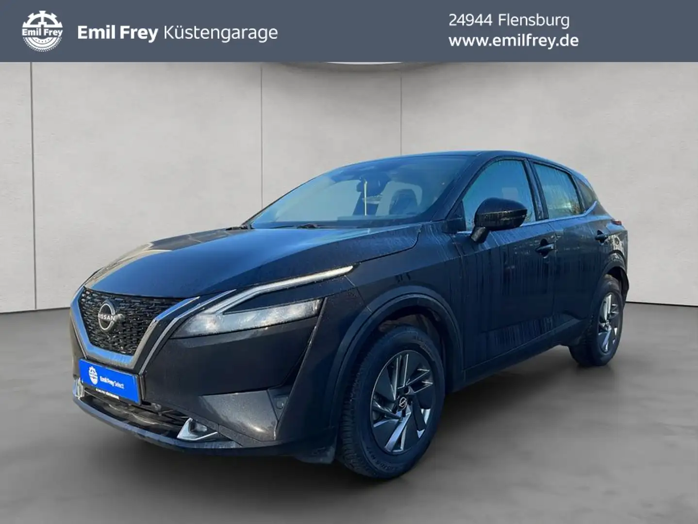 Nissan Qashqai 1.3 DIG-T Xtronic Acenta NAVI RFK TWA SH Negro - 1