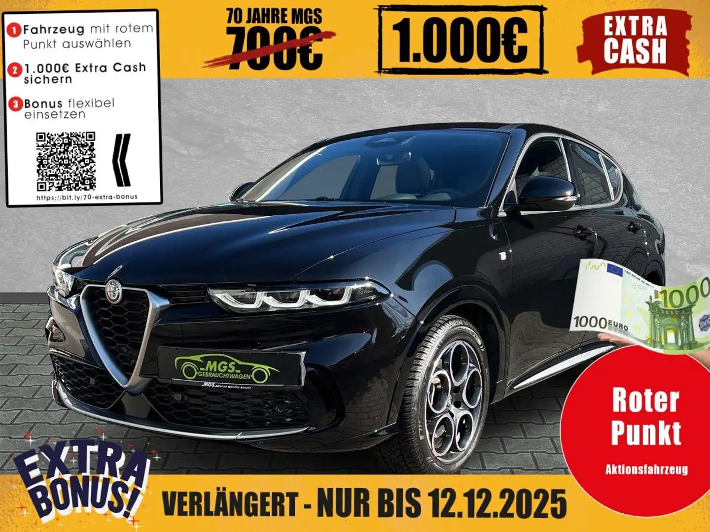 Alfa Romeo Tonale Ti ANDROID #NAVI #S&S #PDCv Schwarz - 1