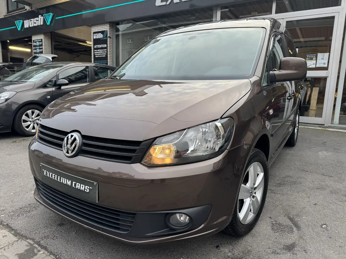 Volkswagen Caddy Life 1.2 TSI Highline 5place Airco Attache Remq Braun - 1