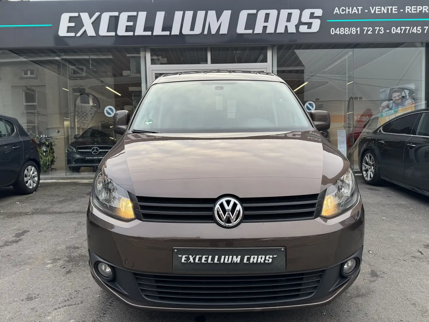 Volkswagen Caddy Life 1.2 TSI Highline 5place Airco Attache Remq Braun - 2