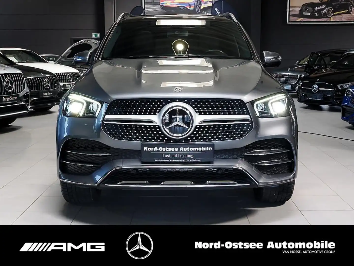 Mercedes-Benz GLE 350 e 4M AMG LED AHK PANO-DACH 360° DISTRONIC Gris - 2