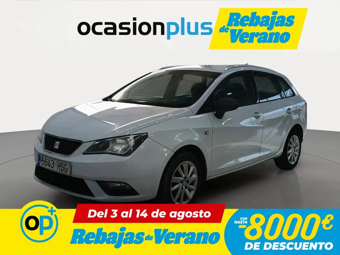 SEAT Ibiza ST 1.6TDI CR Style 90 Blanco - 1