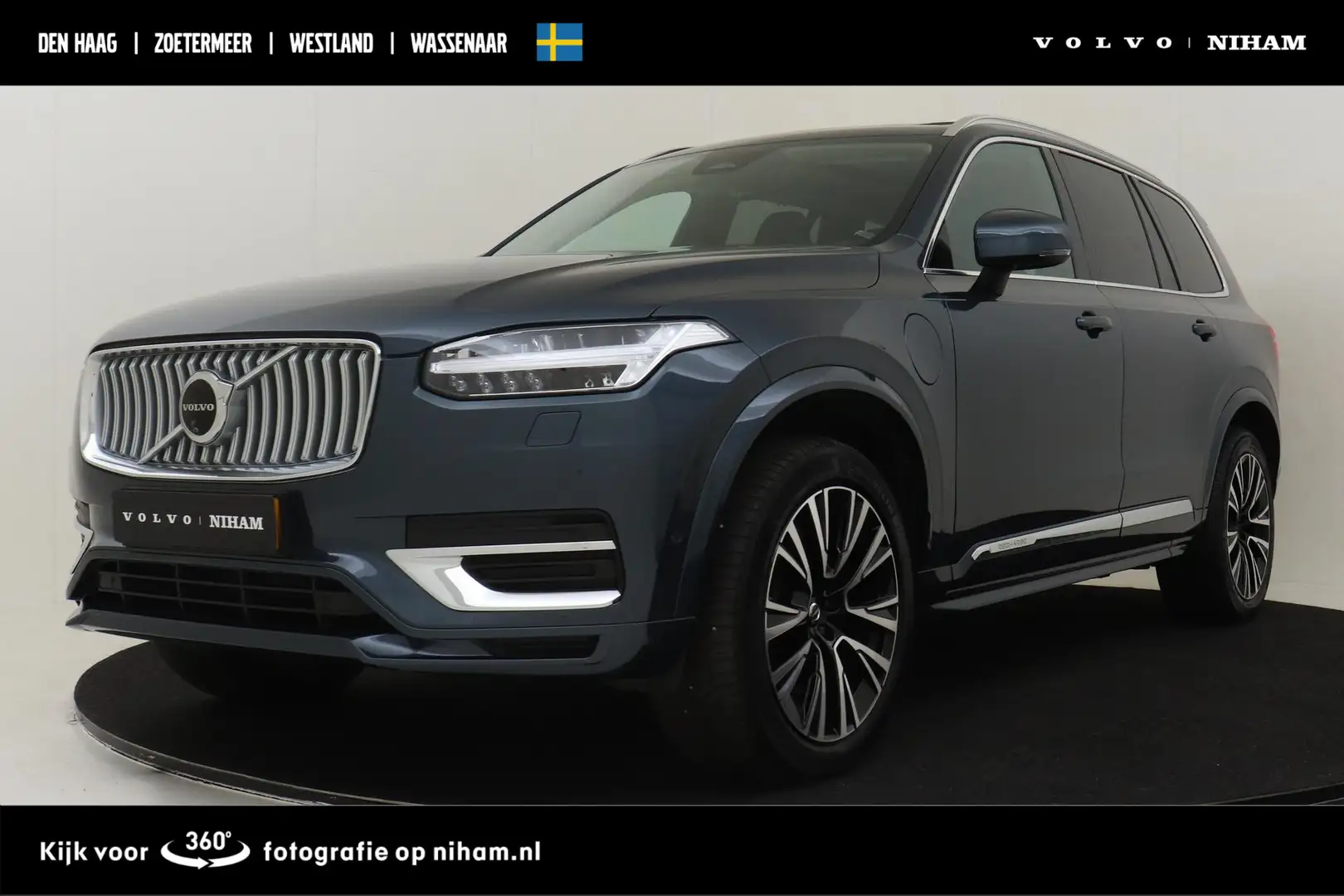 Volvo XC90 T8 PLUG-IN HYBRID AWD ULTIMATE BRIGHT -PANO.DAK|HA Bleu - 1