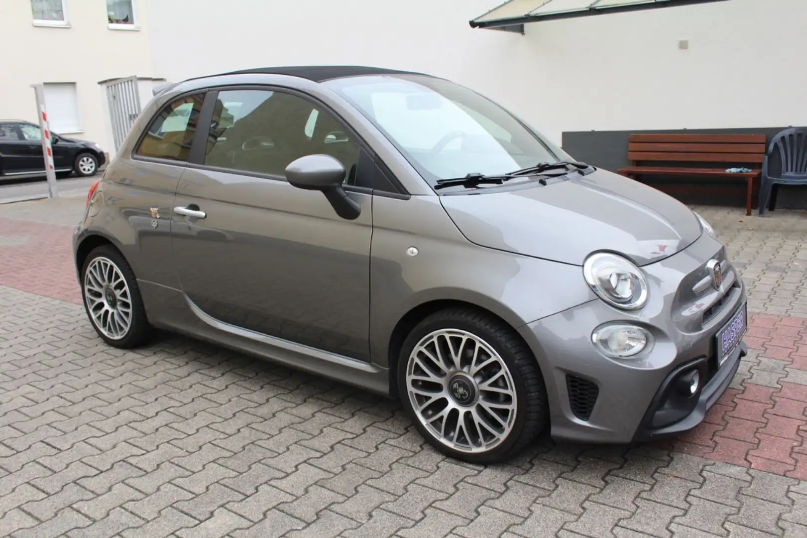 Abarth 500 Cabrio 595 ( 2 Hand / PDC / ALU ) Gris - 2