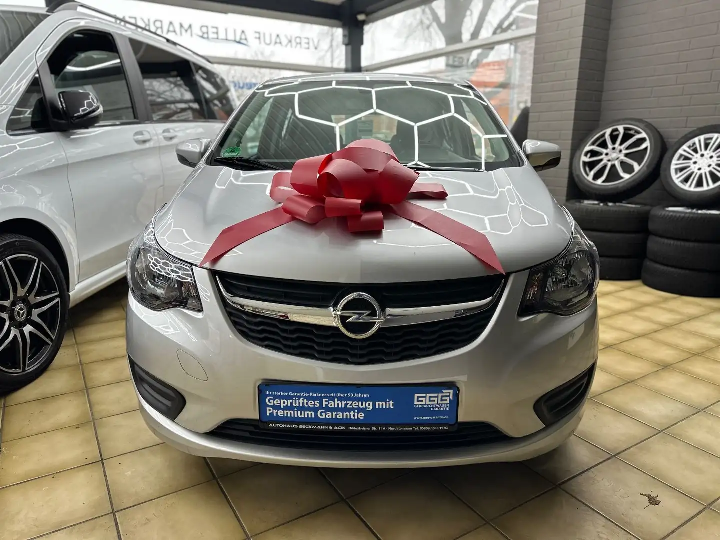 Opel Karl Edition*HU/AU*1HAND*AUTOMATIK*30TKM*PDC*SHZ Gris - 2