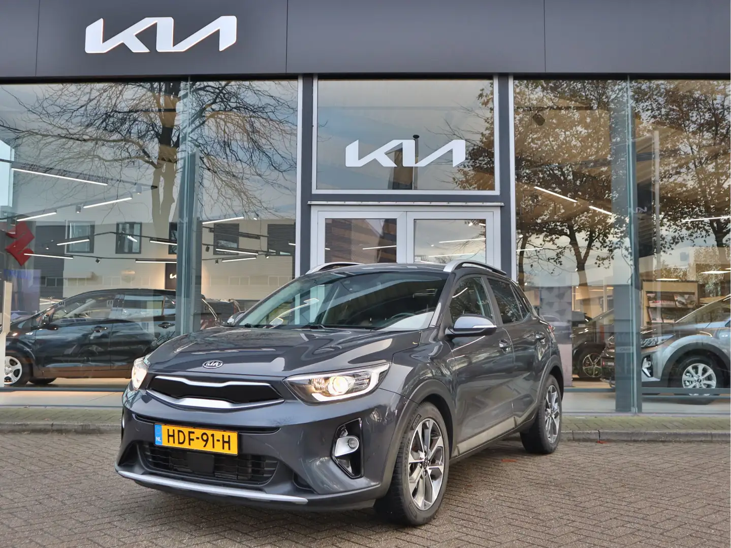 Kia Stonic 1.0 T-GDi DynamicLine | Stoel-Stuurverarming | Cru Gris - 1