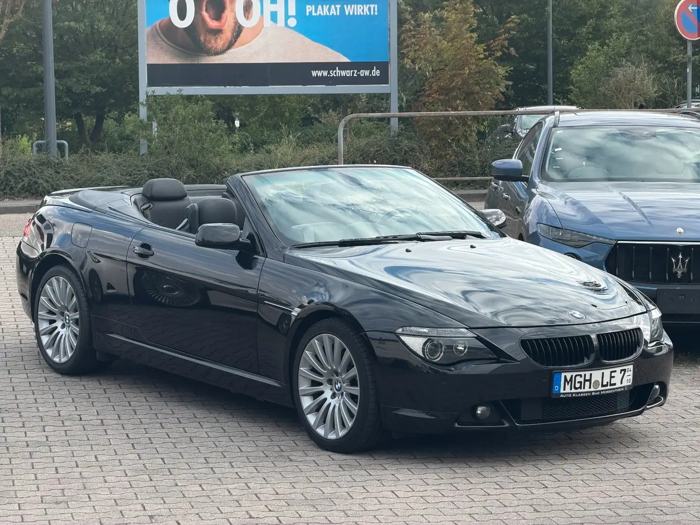 BMW 650 i Cabrio/Navi/2-Zonen/Xenon/2x PDC/Memory Schwarz - 1