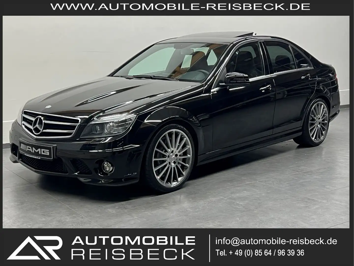 Mercedes-Benz C 63 AMG Limousine *Deutsch*Sehr guter Zustand* Schwarz - 1