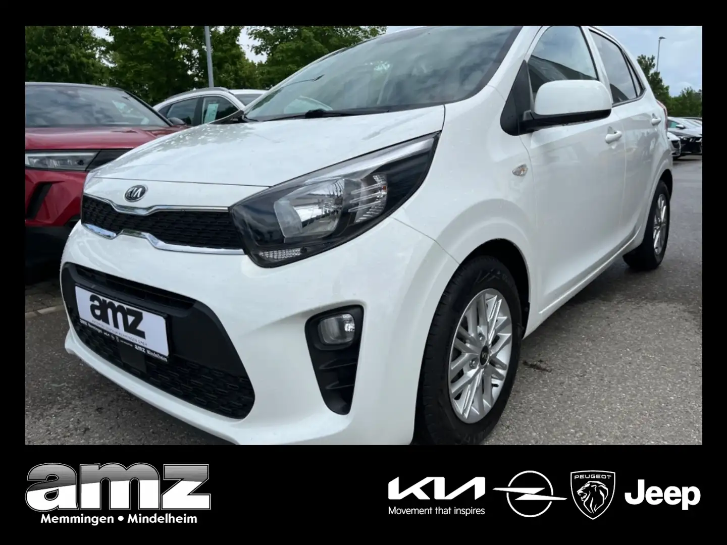 Kia Picanto 1.2 Edition Dream Team Alu*Klima*Navi Biały - 1