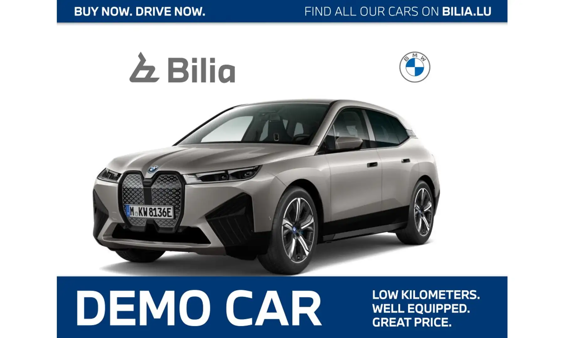 BMW iX xDrive40   Sportpaket Head-Up HK HiFi DAB Šedá - 1