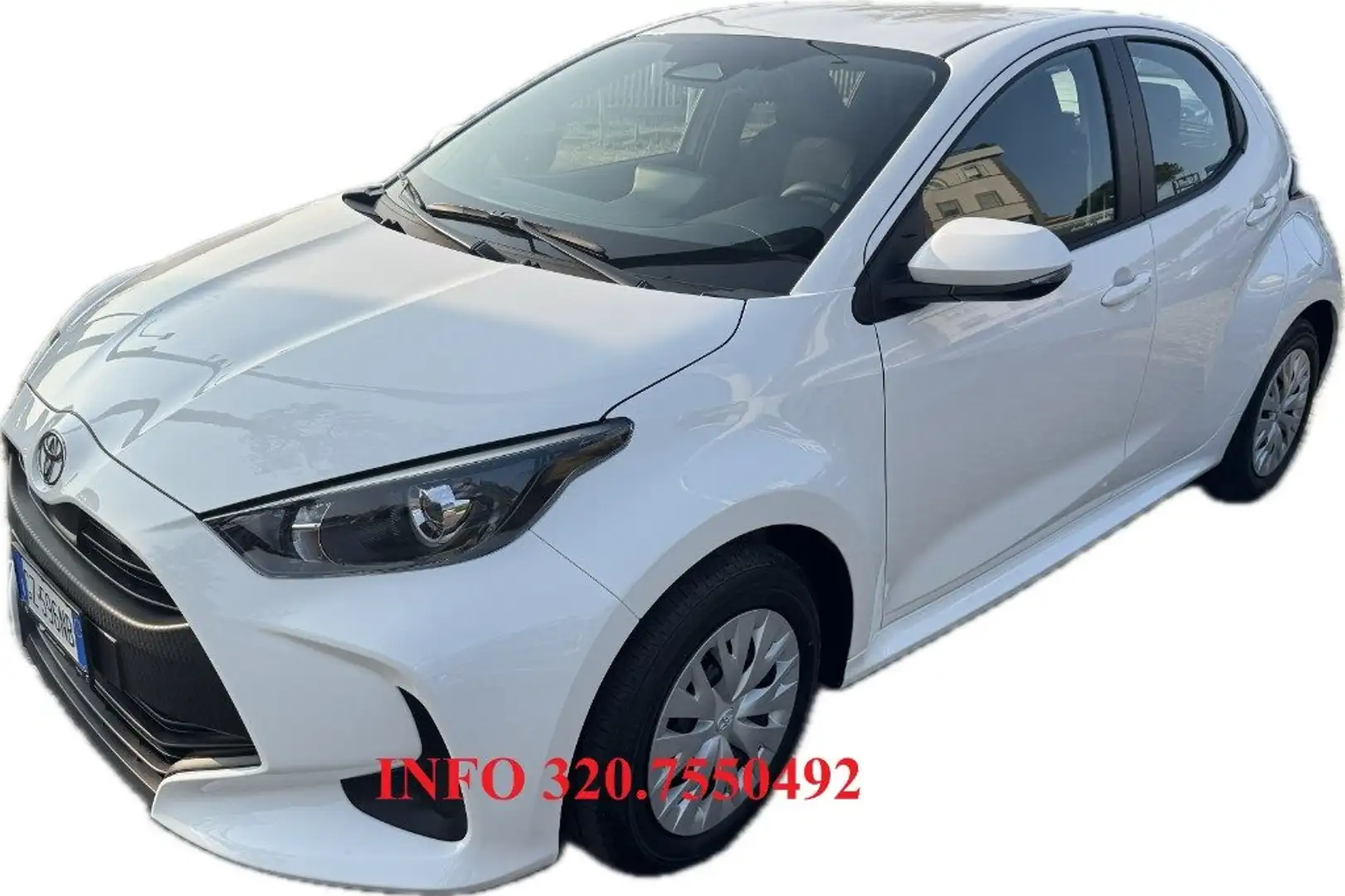 Toyota Yaris 1.5 Hybrid 5 porte Active MY25 UNIPRO PRONTA CONSE Bianco - 1