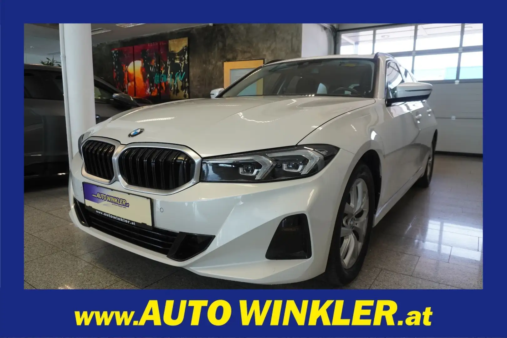 BMW 320 d xDrive Aut. MY24/LED/HeadUp/Navi Weiß - 1
