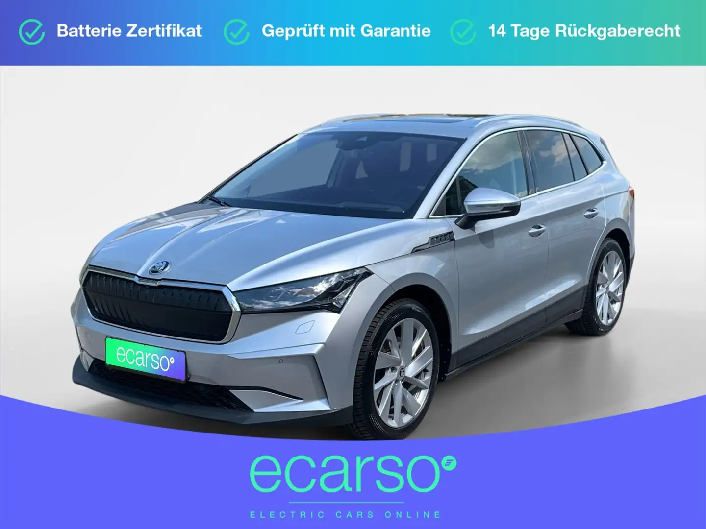 Skoda Enyaq iV 80 Loft Wärmepumpe Silber - 1