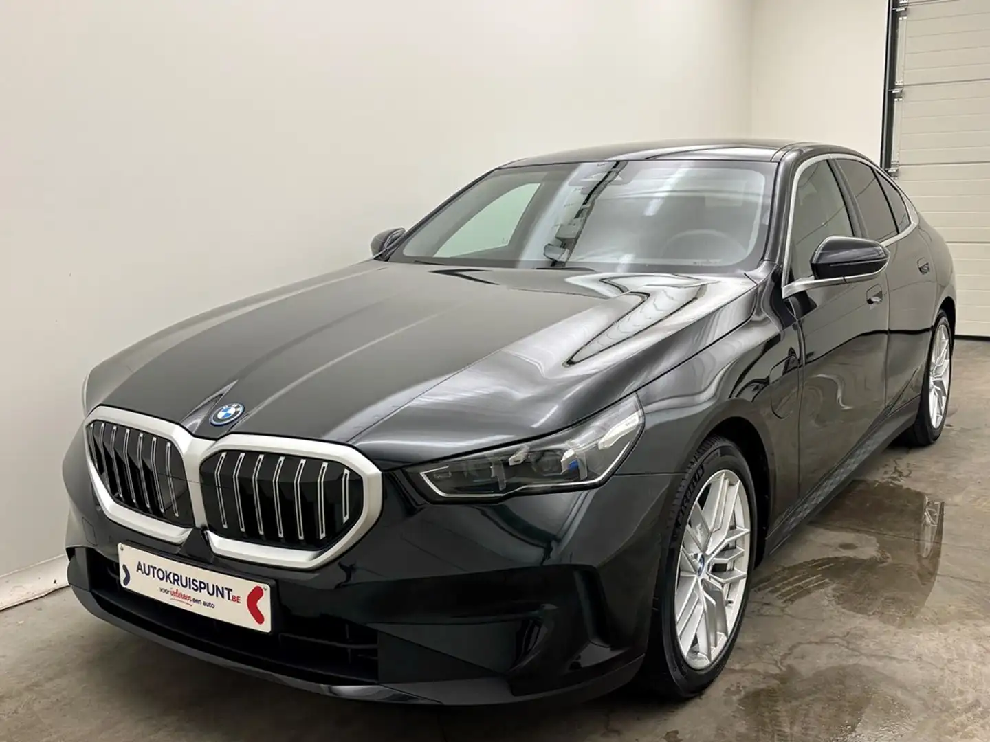 BMW 530 e Leder GPS Camera Dig.Airco Verw.Zetels Led Noir - 1