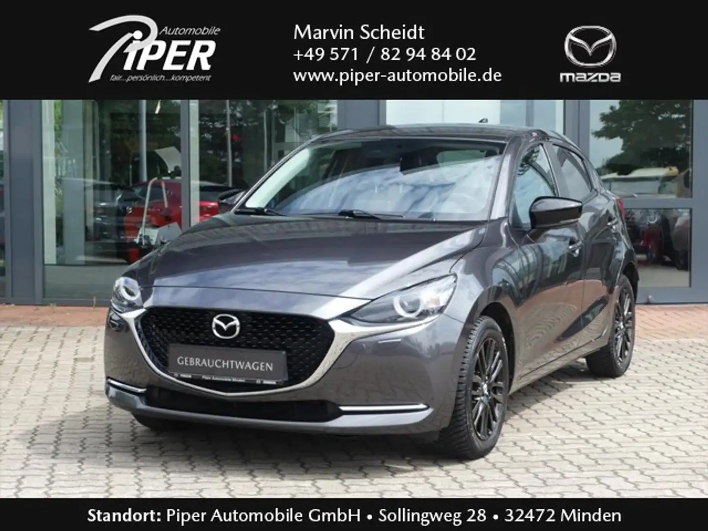 Mazda 2 SKYACTIV-G 90 M Hybrid 6GS AL-HOMURA TOU-P2 NAV Grau - 1