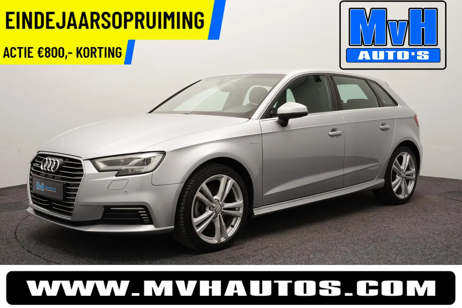 Audi A3 Sportback 1.4 e-tron S-Line|VIRTUAL|SPORTSTOEL|TRE Grijs - 1