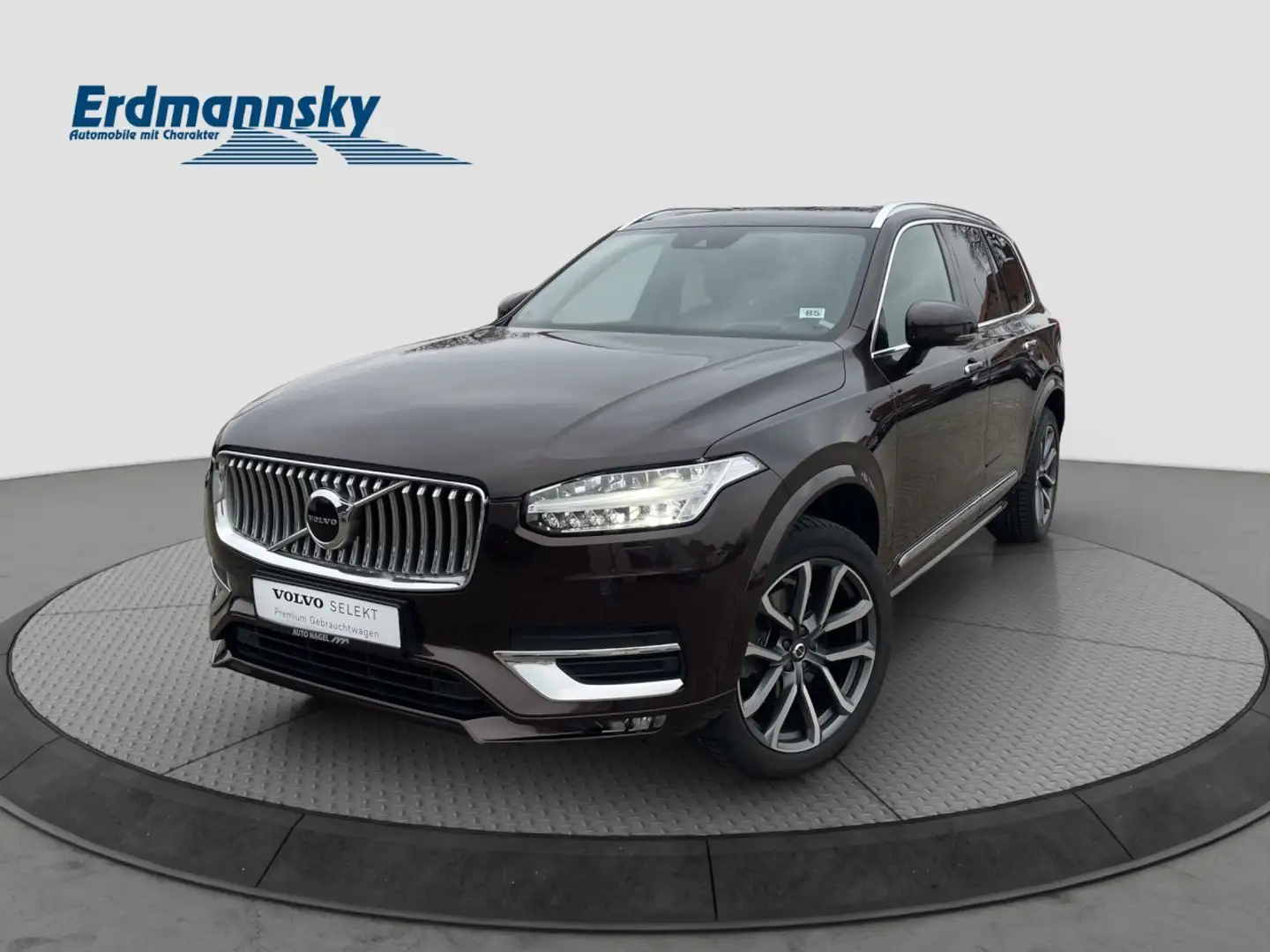 Volvo XC90 B5 Inscription AWD/AHK/Pano/StHz/Four-C/21Z Klima Brun - 1