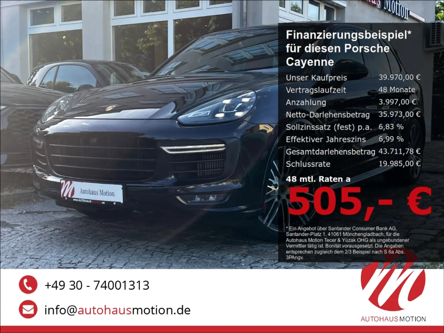 Porsche Cayenne GTS Panorama Navi Kamera Chrono Park-Assistent Schwarz - 1