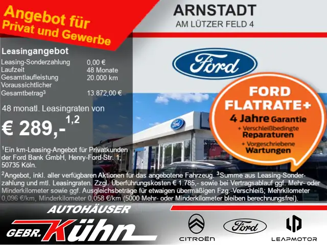 Ford E-Transit Custom L1 Trend - Allw., Lader.-Schutz-Pak., LED
