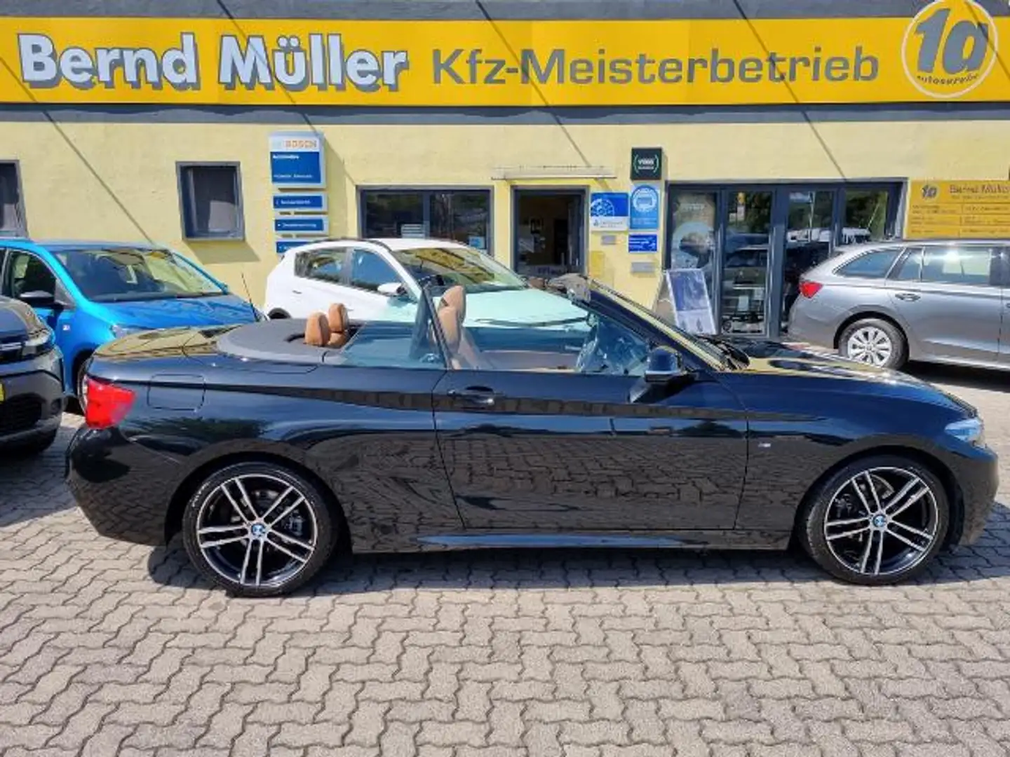 BMW 218 i M SPORT Leder Alu 18" Navi Kamera Noir - 1