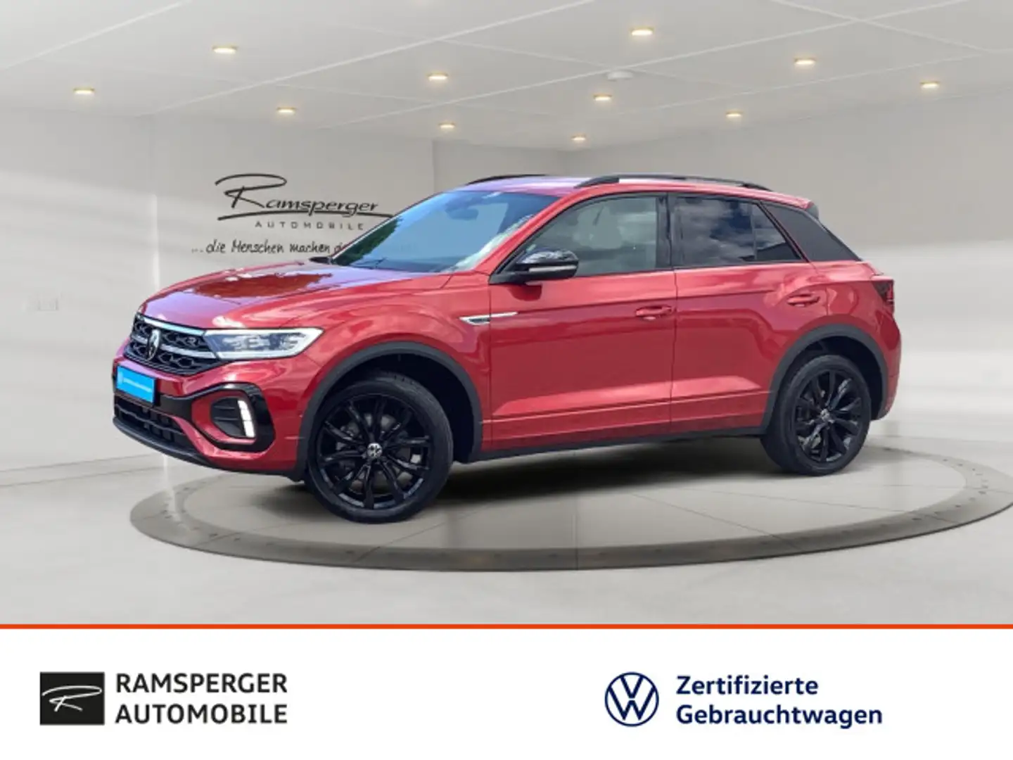 Volkswagen T-Roc 2.0 TSI DSG R-Line 4M. AHK Matrix Standh. Rot - 1